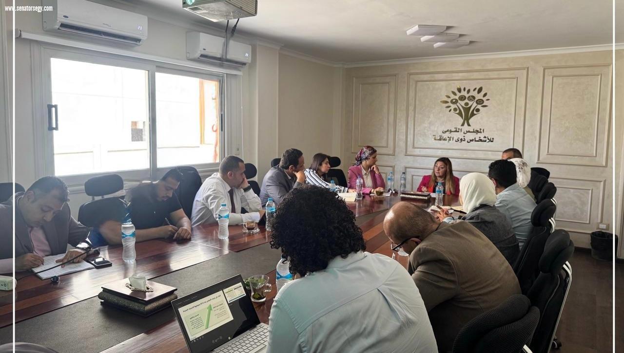 القومي للأشخاص ذوي الإعاقة يبحث مع الإتحاد الأوروبي تطوير منظومة الشكاوى والتحول الرقمي
