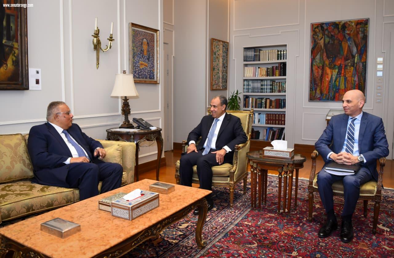 رئيس القومي لحقوق الإنسان يلتقي وزير الخارجية رئيس اللجنة العليا الدائمة لحقوق الإنسان