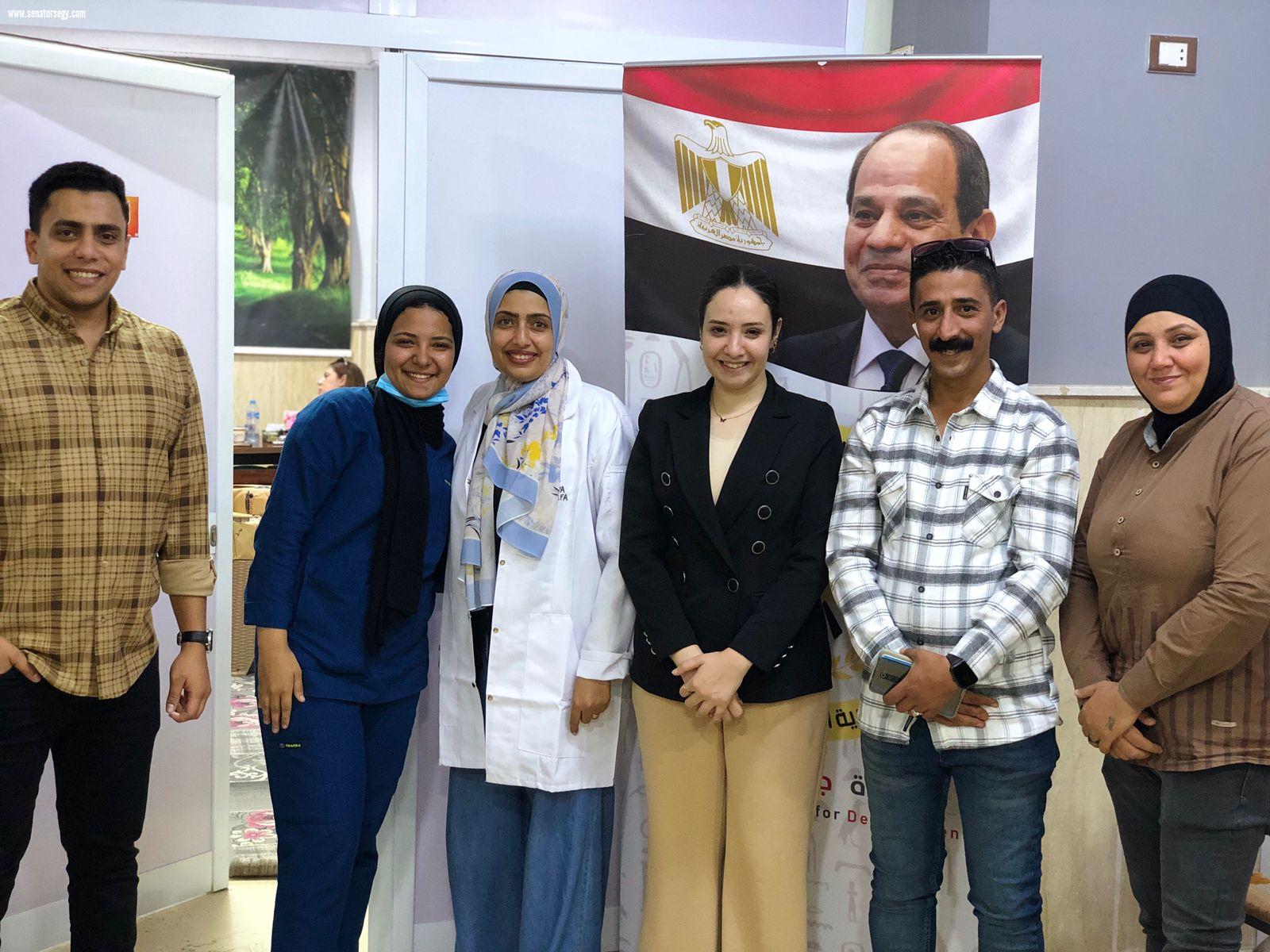 كيان شباب الجمهورية الجديدة ينظم قافلة طبية كبرى لتقديم خدمات صحية مجانية