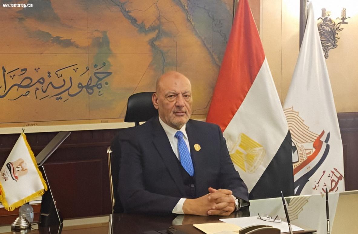 النائب حسين أبو العطا يهنئ السعيد غنيم برئاسة 