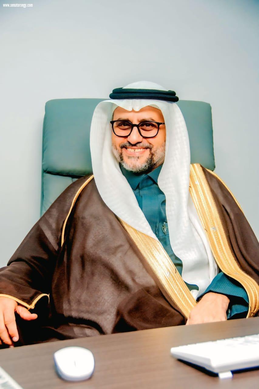 المستشار الدكتور هاني أبو زيد والسفير ياسر البخشوان يهنئان الشيخ نايف الشمري بتوليه منصب وزير الدفاع بالعراق