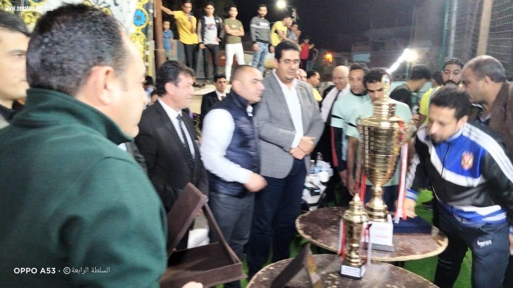 بالصور: النائبان وليد التمامي ومحمد ابوحجازي يشاركان في حفل نهائي دوري حزب مستقبل وطن بمركزالزرقا 