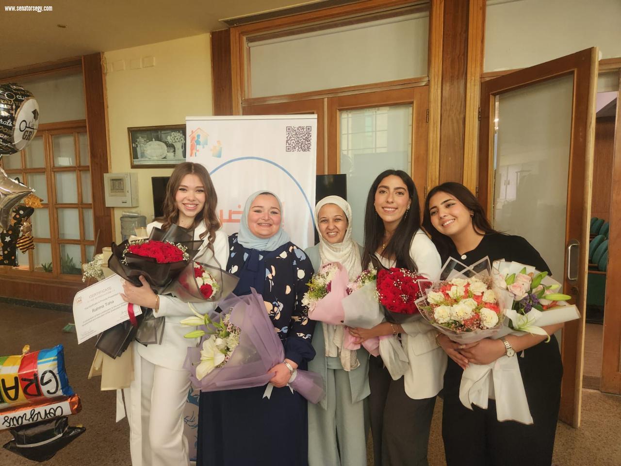 جمعية سند تشارك في حفل مشروعات تخرج أبرزت أهمية الكفالة ورعاية الأيتام بجامعة أكتوبر للعلوم الحديثة والأداب 