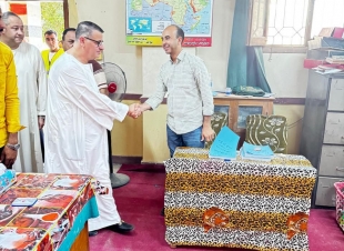 طارق رضوان يشارك في التصويت بانتخابات مجلس الشيوخ من سوهاج