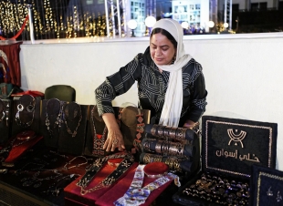 المجلس القومي للمرأة ينظم معرض المصرية  على هامش فعاليات مهرجان اسوان الدولى لأفلام المرأة 