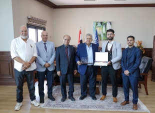 رئيس جامعة بدر بالقاهرة يستقبل وفد طلاب جامعة الجزائر 2 لتسلم جائزة أفضل سيناريو عن فيلم 
